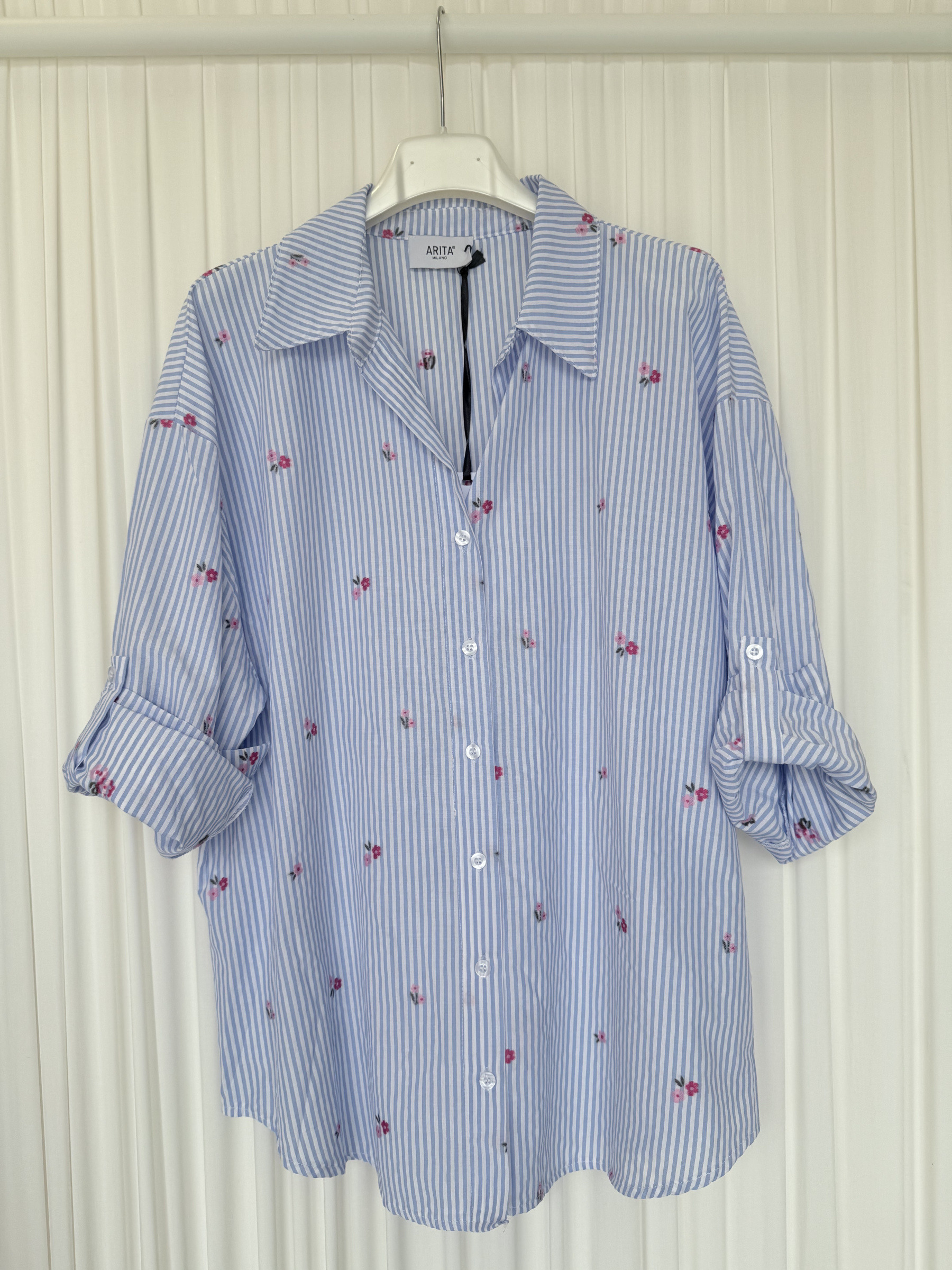 Wholesaler ARITA - Striped shirt with floral print