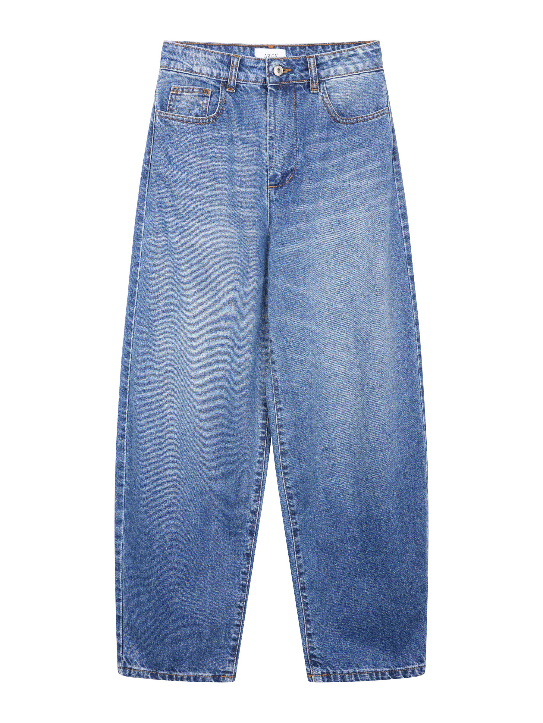 Wholesaler ARITA - Cotton barrel jeans