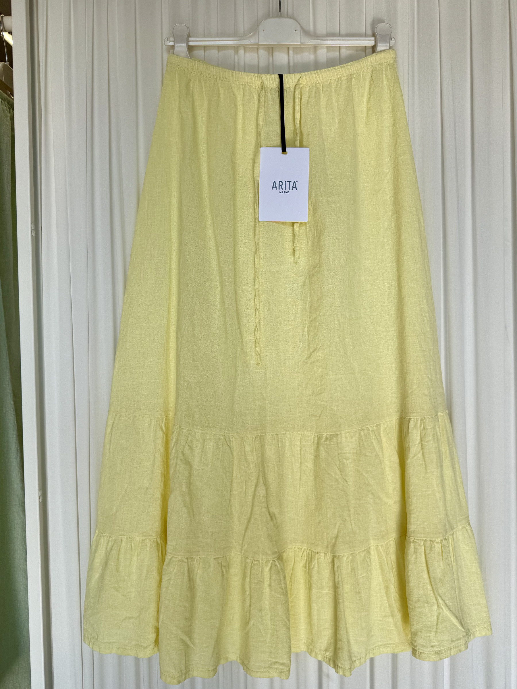 Wholesaler ARITA - Wide skirt in linen blend