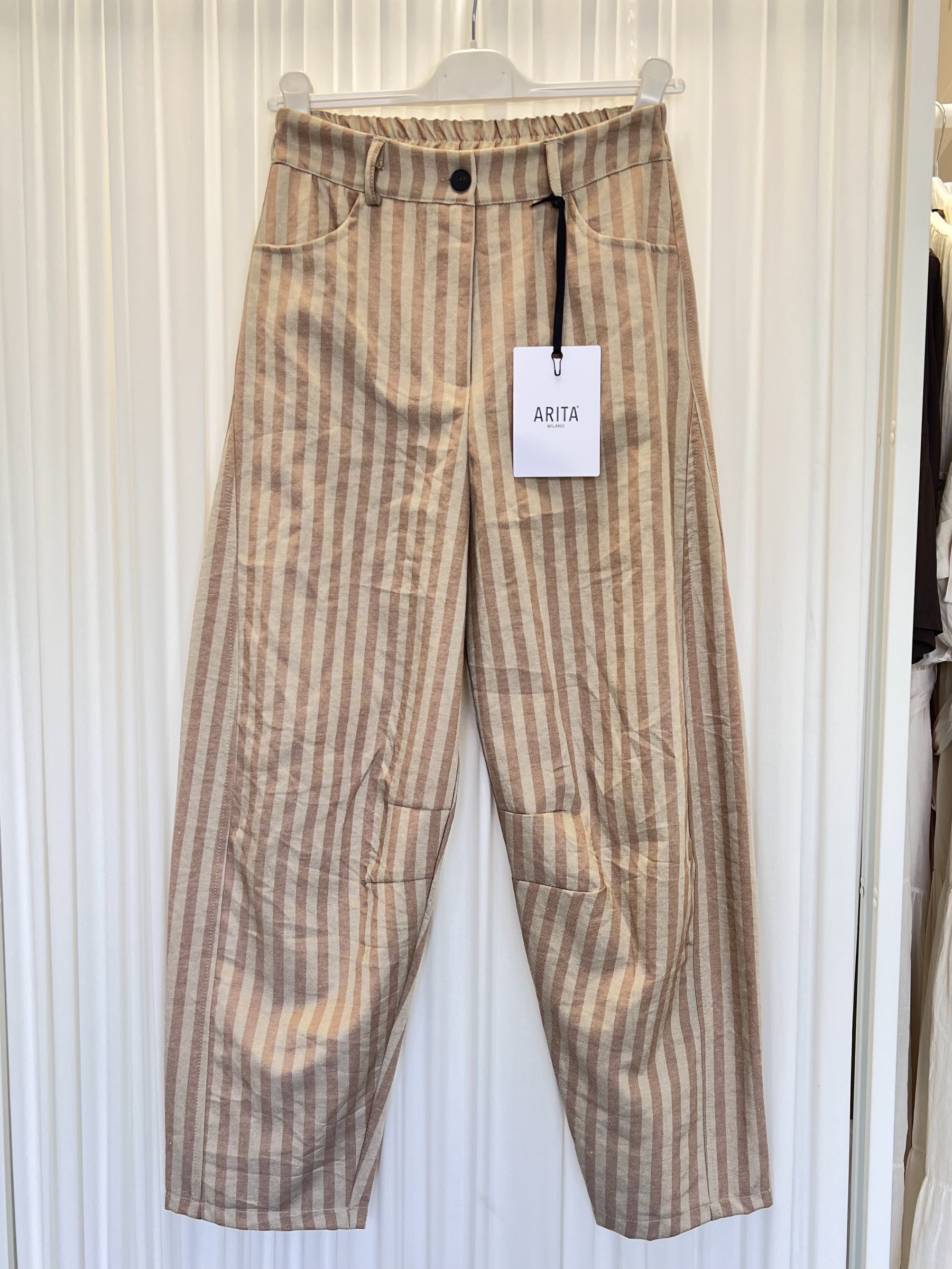 Wholesaler ARITA - Two-tone striped trousers