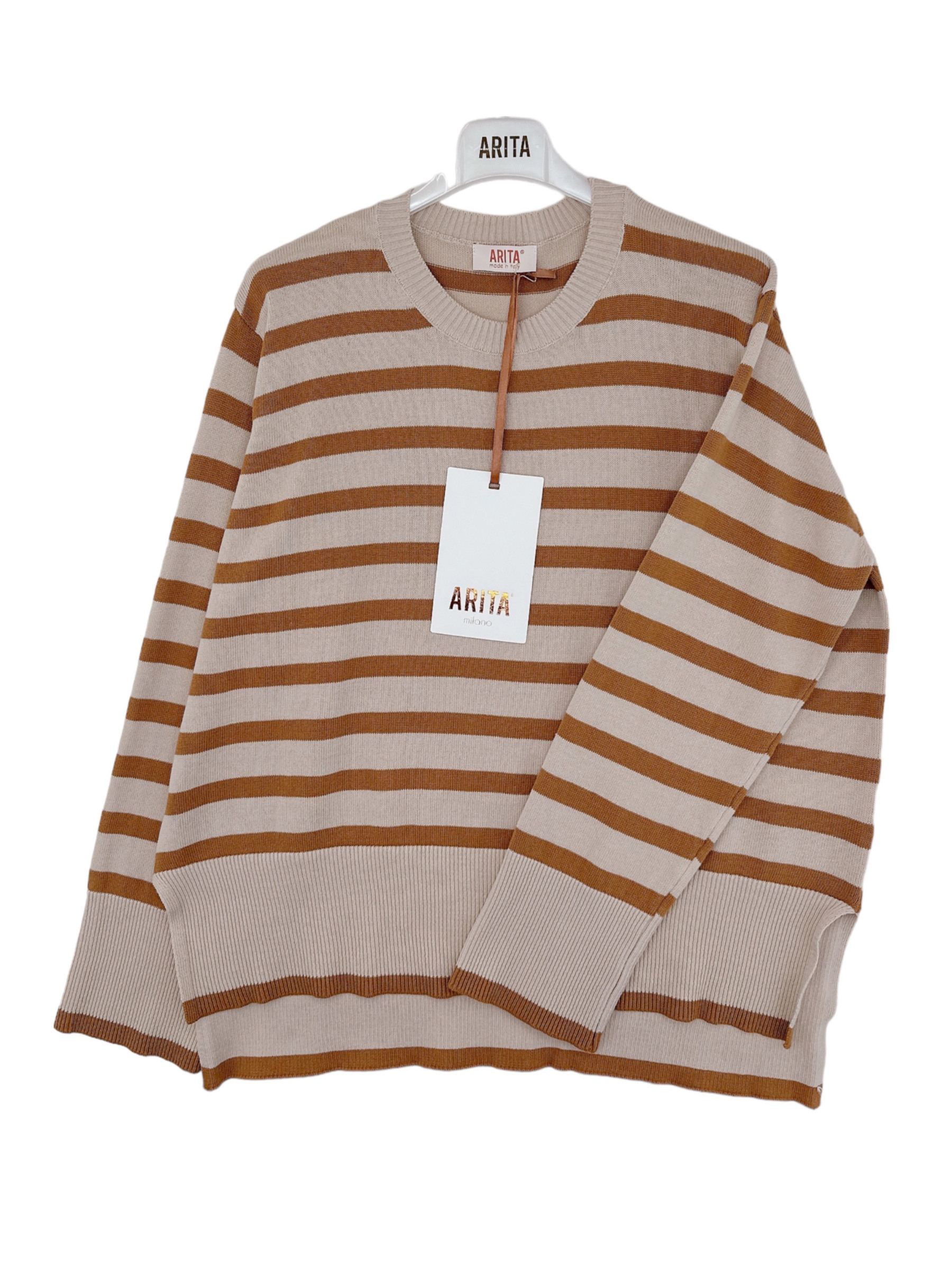 Wholesaler ARITA - Striped cotton sweater