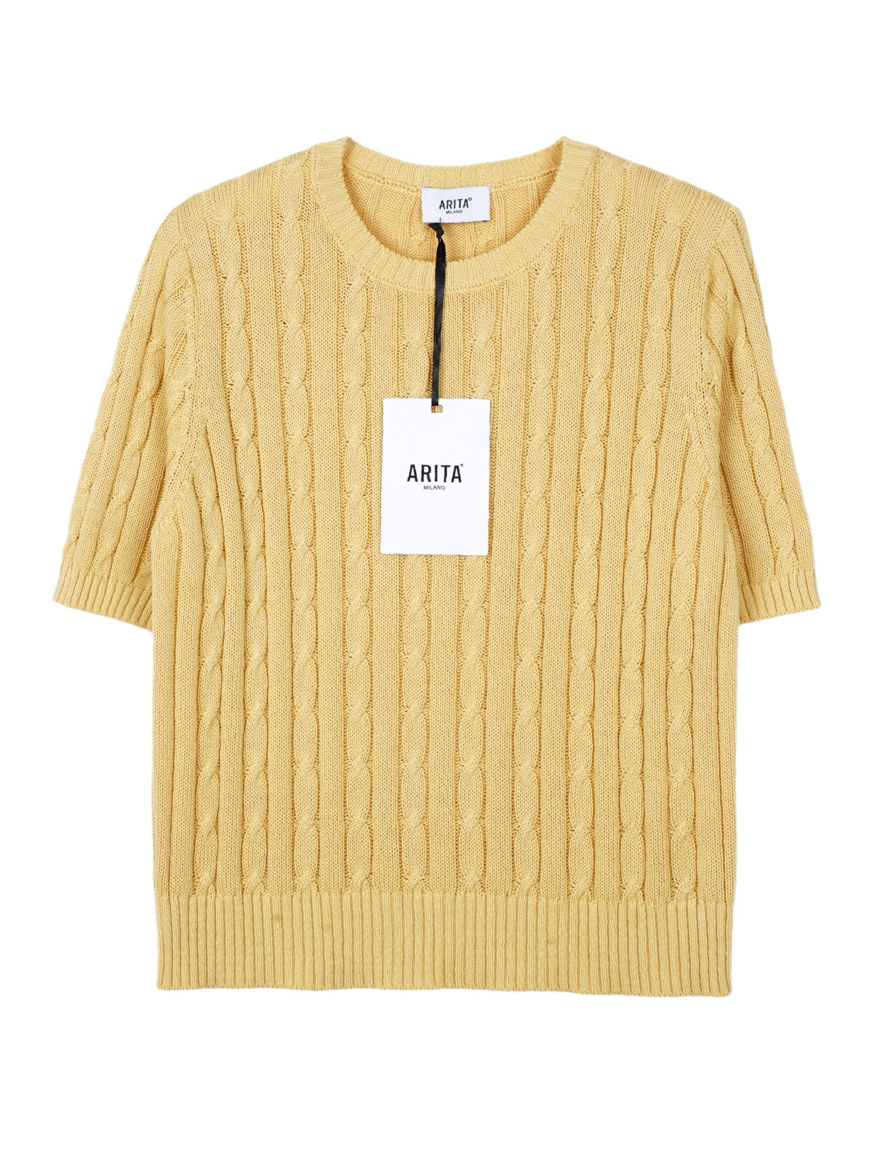 Grossista ARITA - Maglia a trecce a maniche corte
