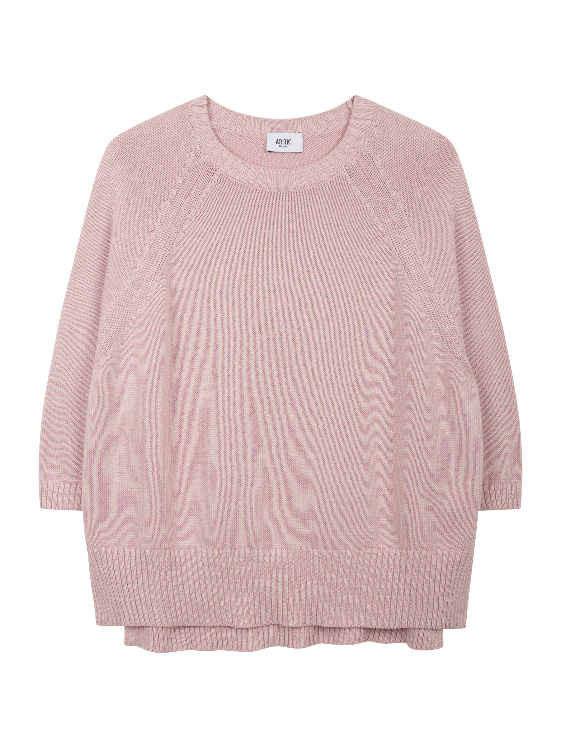 Wholesaler ARITA - Cotton sweater with three-quarter sleeves.