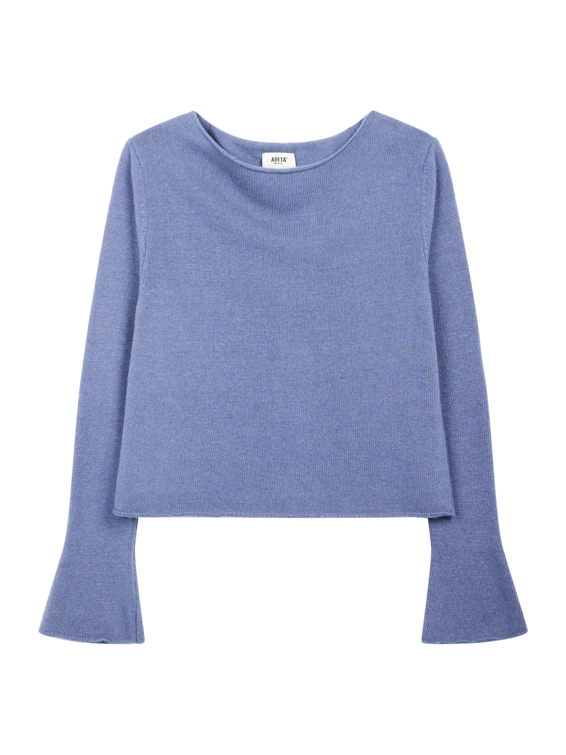 Wholesaler ARITA - Wool and cashmere blend sweater with bell sleeves
