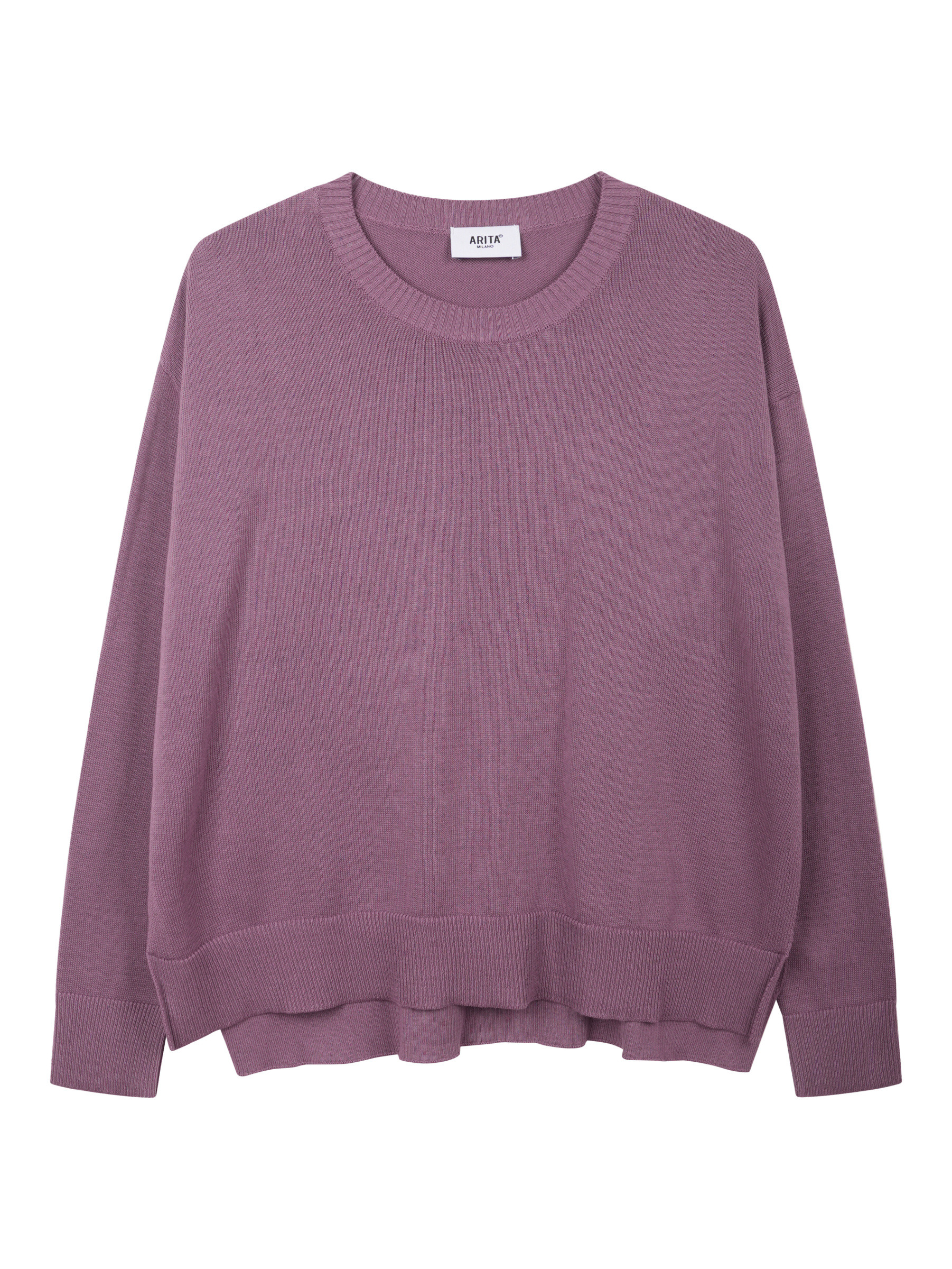 Grossista ARITA - Maglia oversize con spacchi laterali