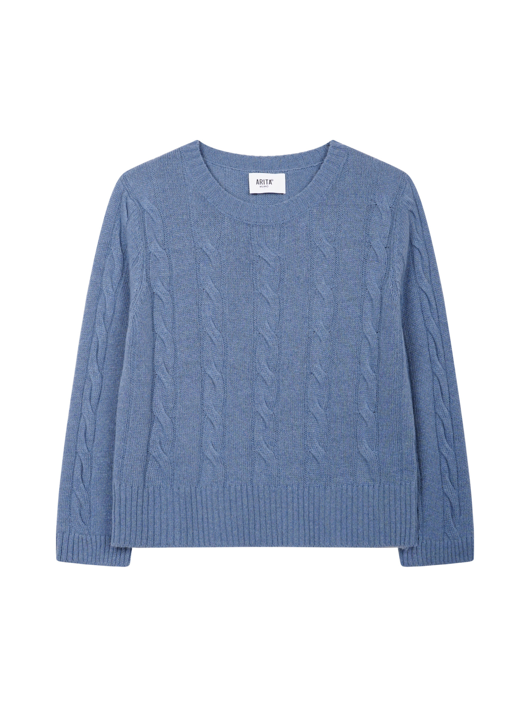 Wholesaler ARITA - Cable-knit sweater in a wool and cashmere blend