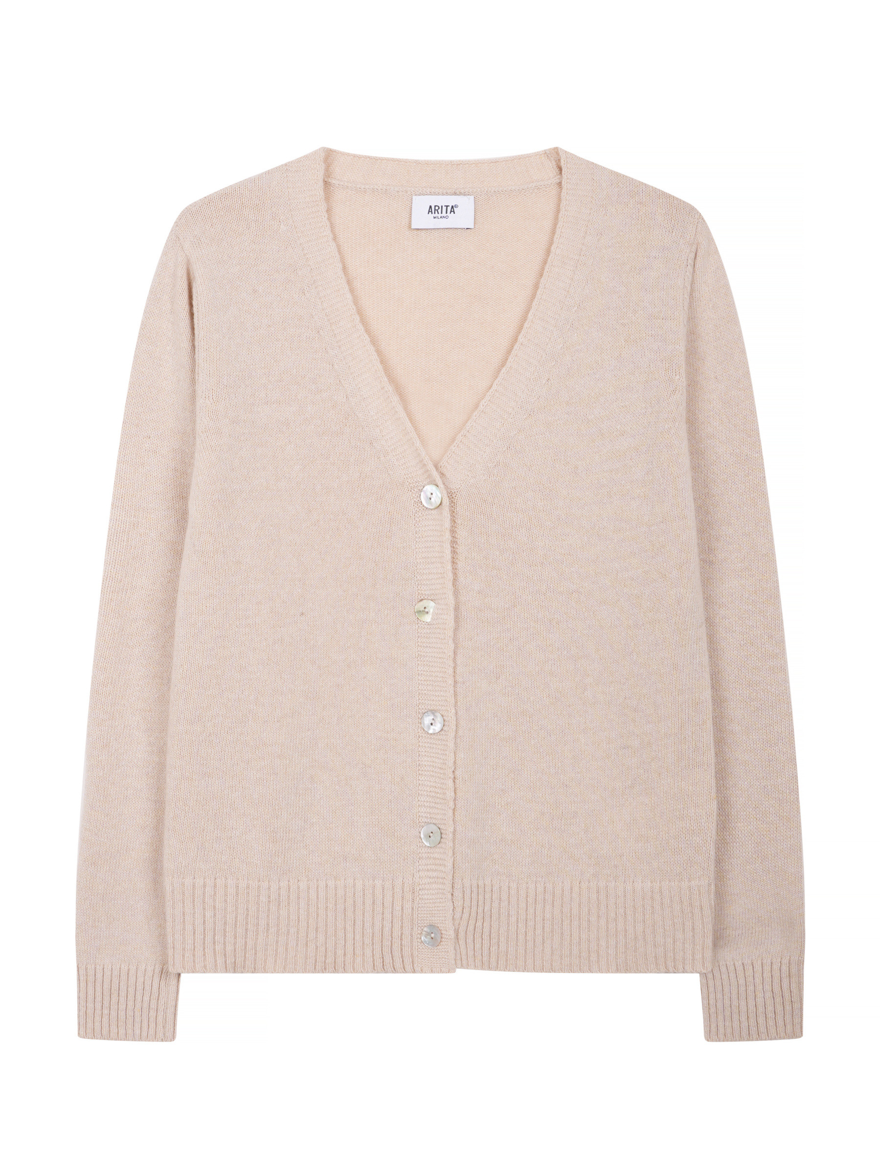 Wholesaler ARITA - Cardigan in wool and cashmere blend