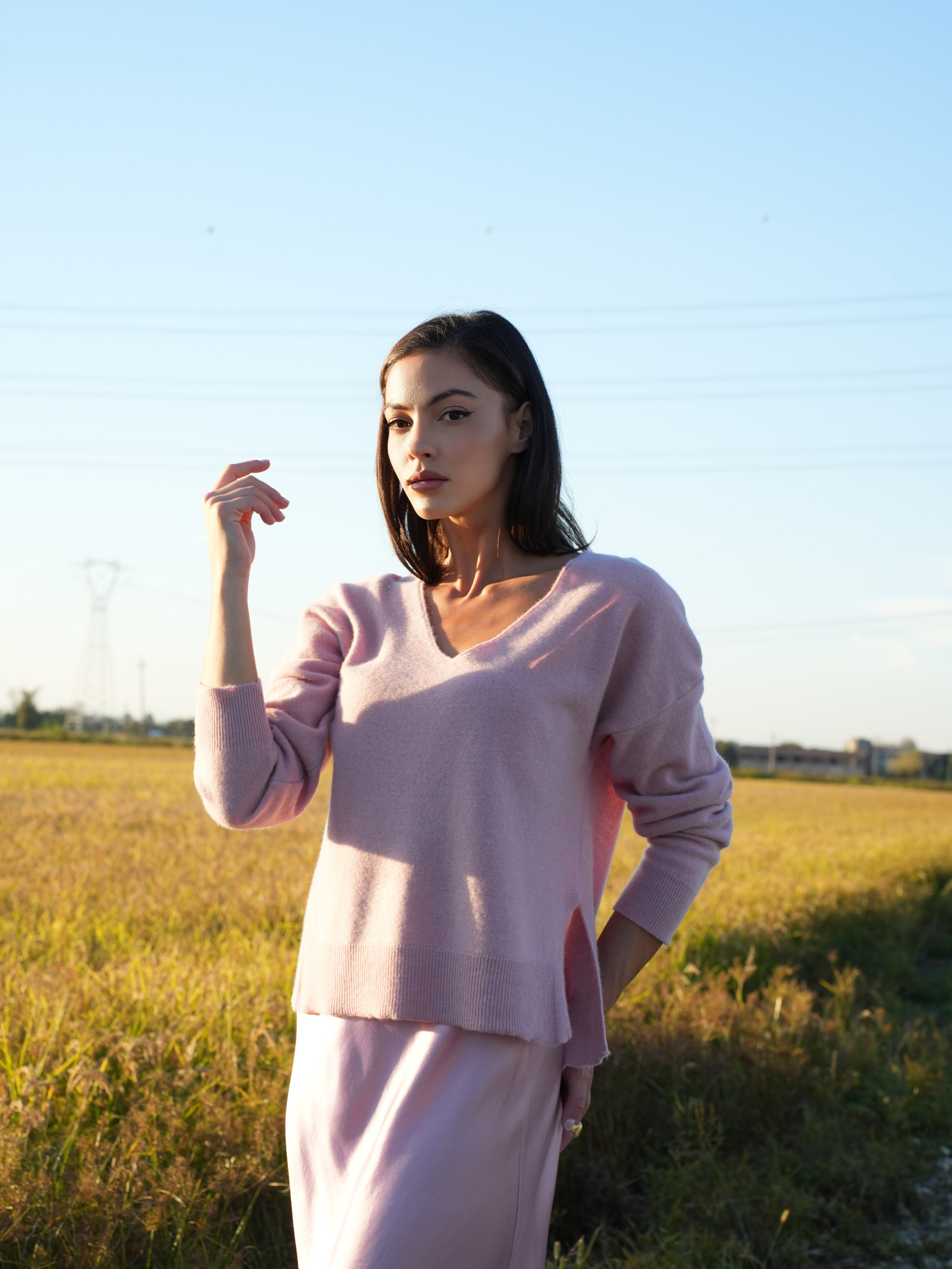 Wholesaler ARITA - Wool sweater with side slits