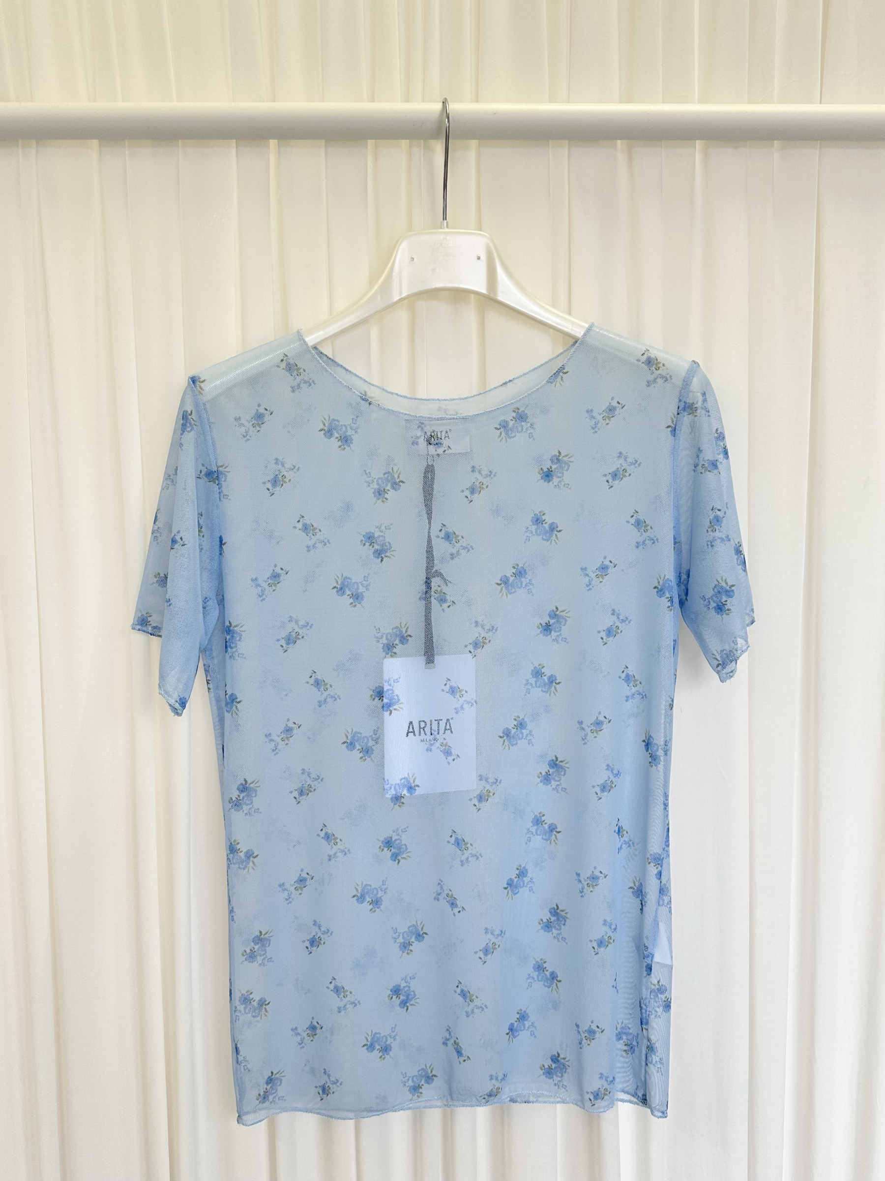 Wholesaler ARITA - Semi-sheer short sleeve top