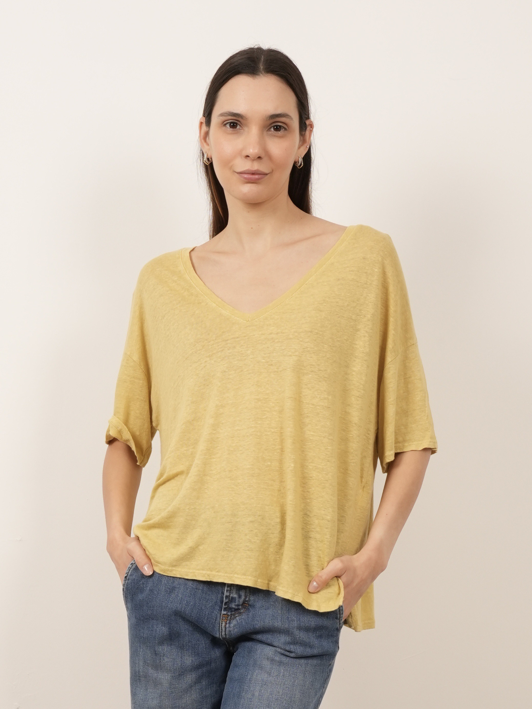 Wholesaler ARITA - Linen T-shirt