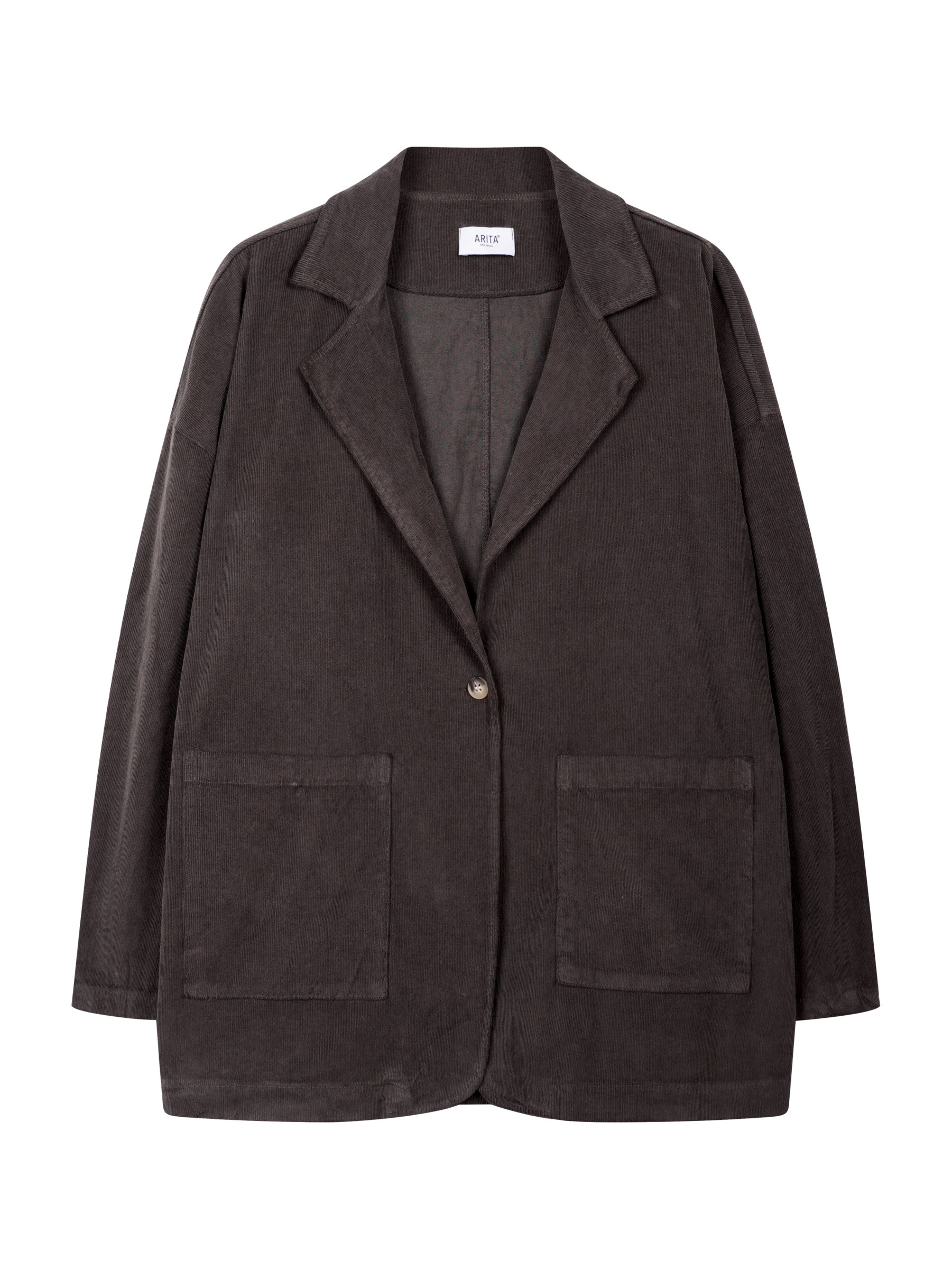 Wholesaler ARITA - Single-breasted velvet jacket