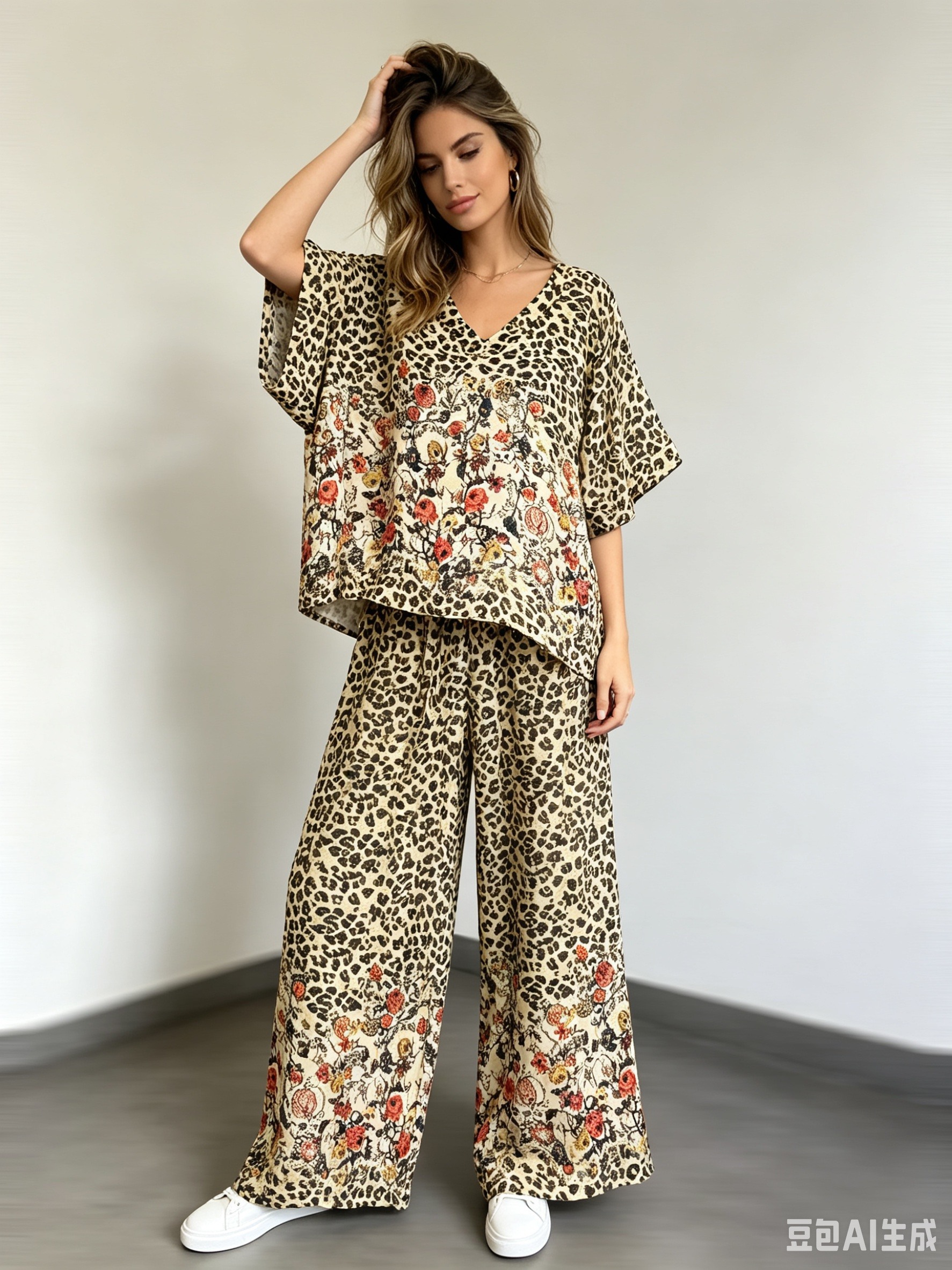 Wholesaler AROMA - Leopard pants