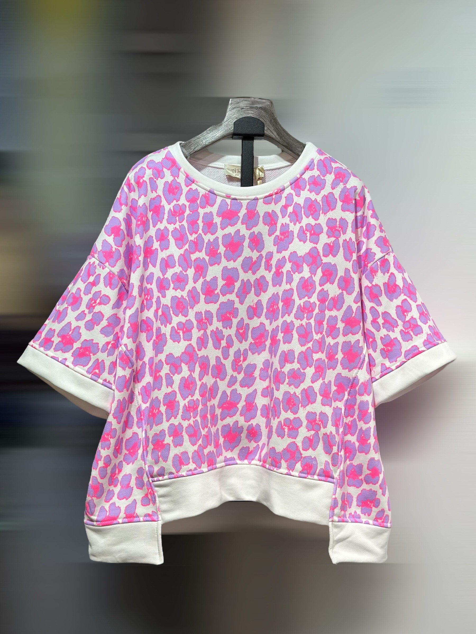Grossiste AROMA - sweat-shirt léopard