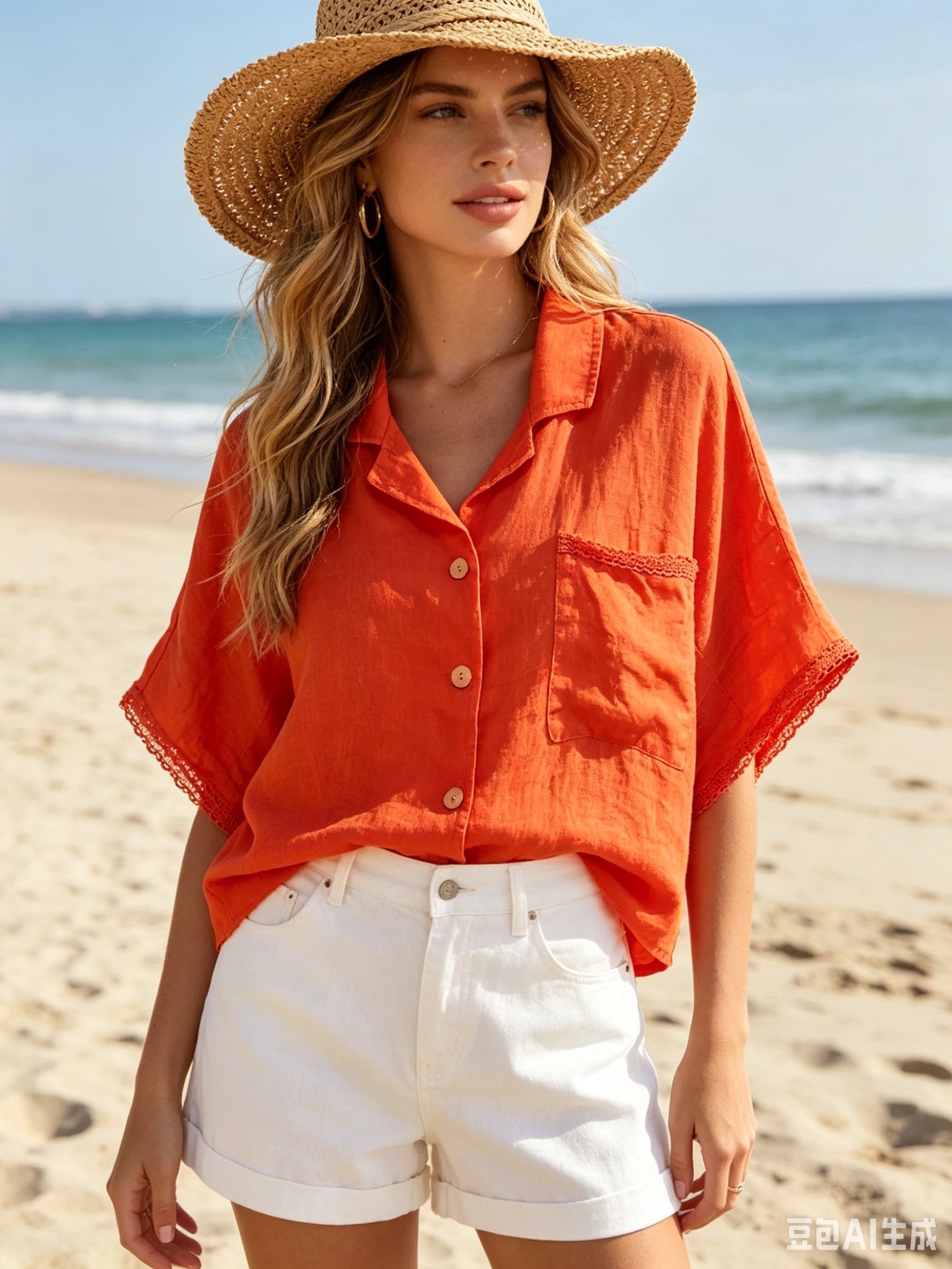 Wholesaler AROMA - Linen tunic