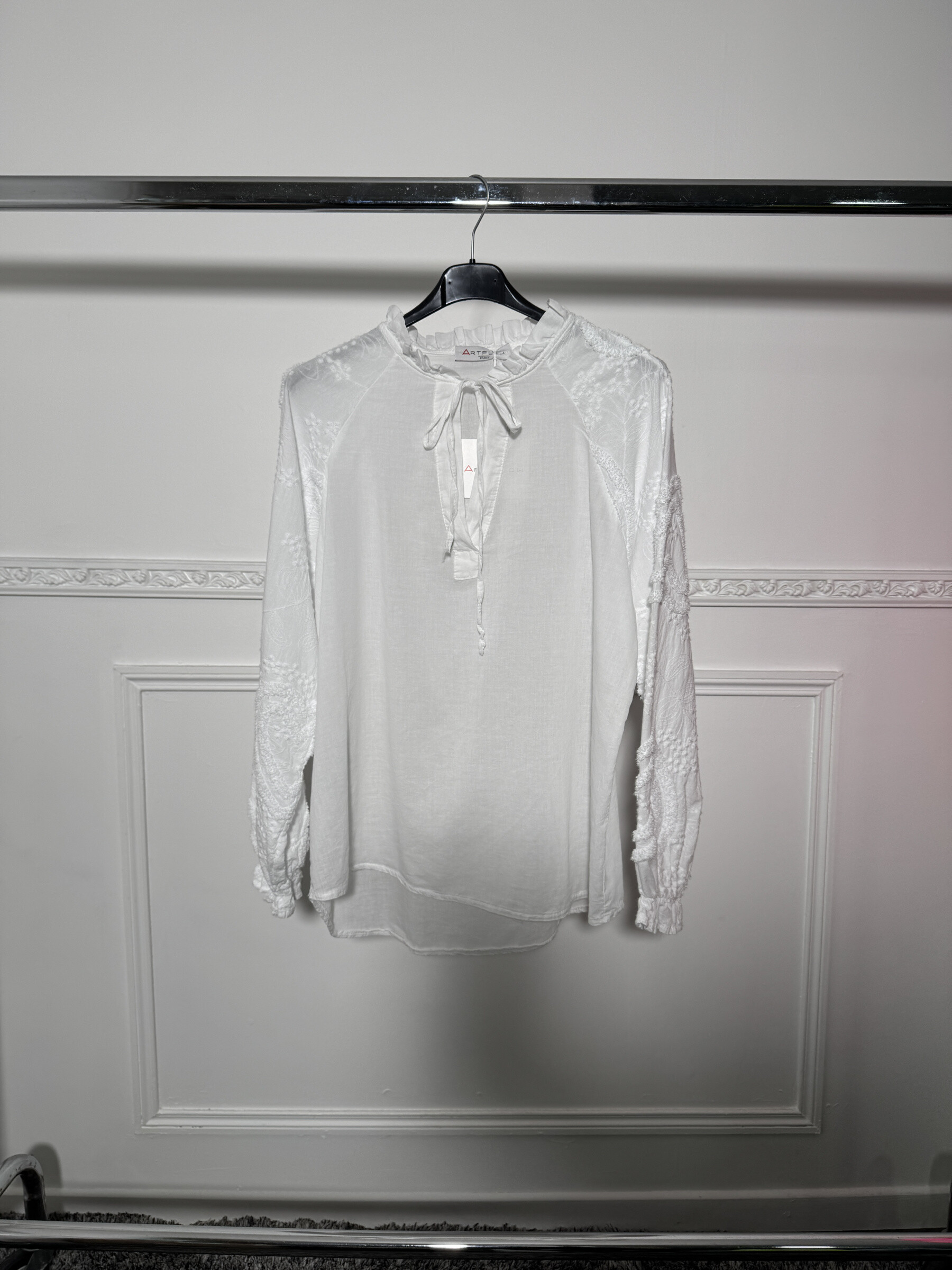 Wholesaler Artflow - Embroidered cotton blouse