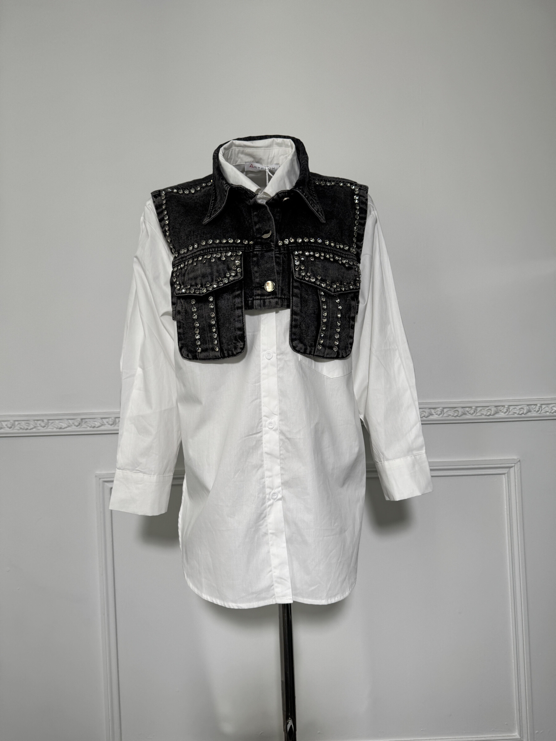Wholesaler Artflow - Shirt with denim details