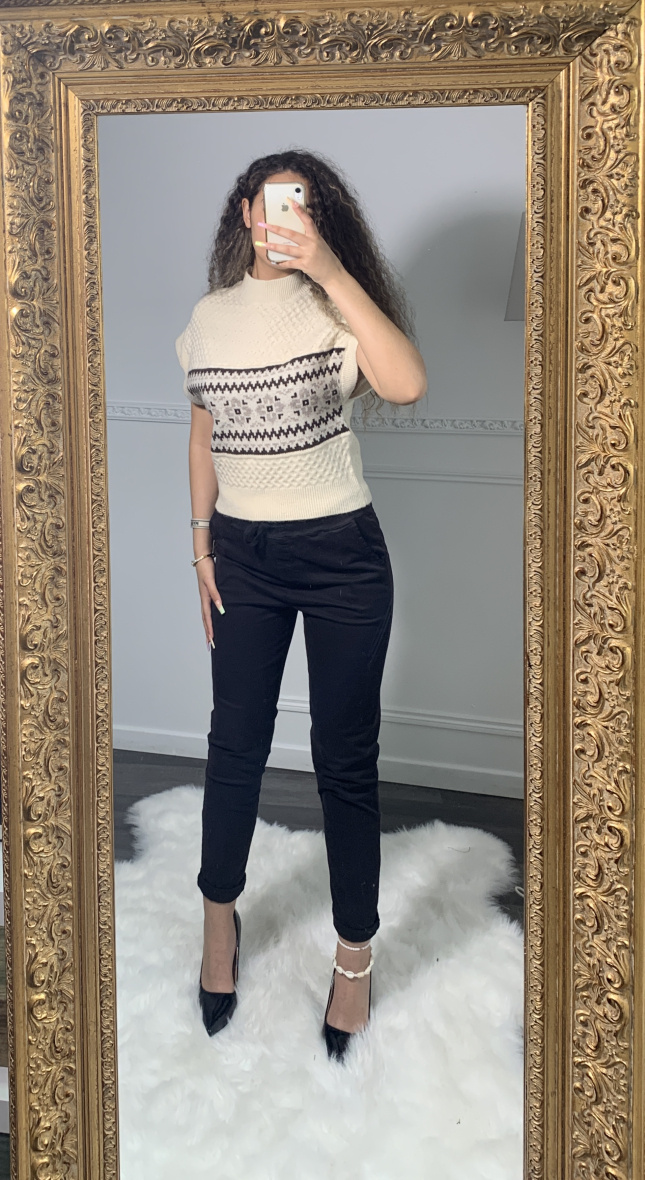 Wholesaler Artflow - Nordic pattern sleeveless sweater