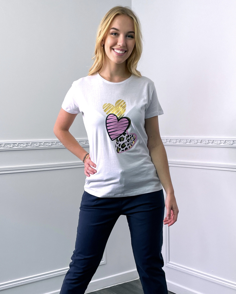 Wholesaler Artflow - Scratches heart t shirt