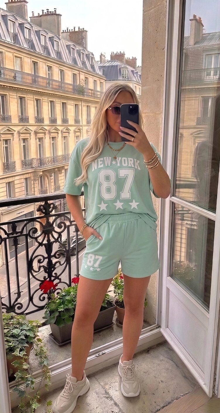 Wholesaler ASHECO - New York jogging shorts set