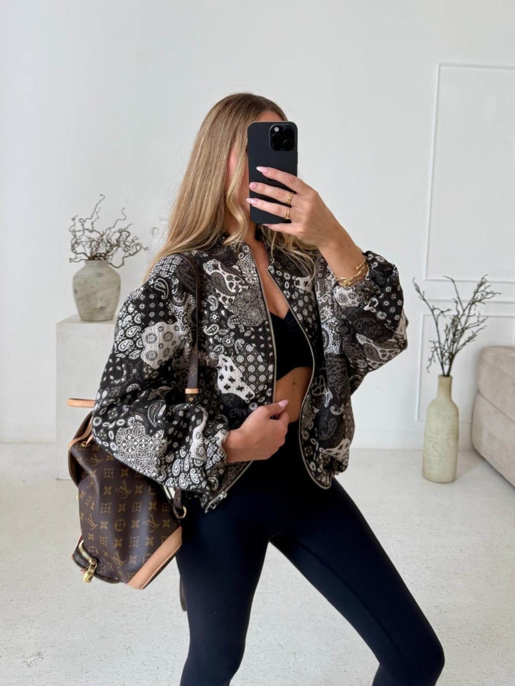 Grossiste ASHECO - Veste Coton zippée à motifs patchwork paisley