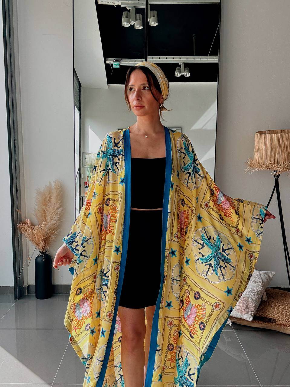 Grossiste ASHILDA PARIS - Kimono Long Imprimé – Style Bohème Estival