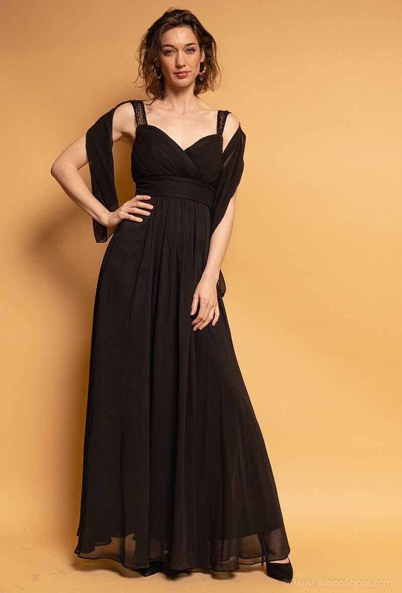 Grossiste Ashwi - Robe longue plissée