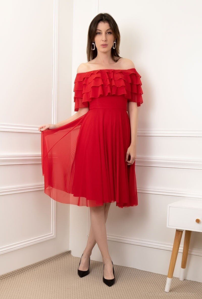 Wholesaler Ashwi - Sweetheart Top Strapless Sleeveless Party dress knee length