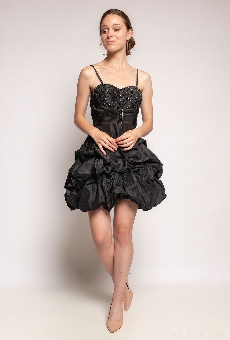 Wholesaler Ashwi - Dress with tulle ruffle and lace
