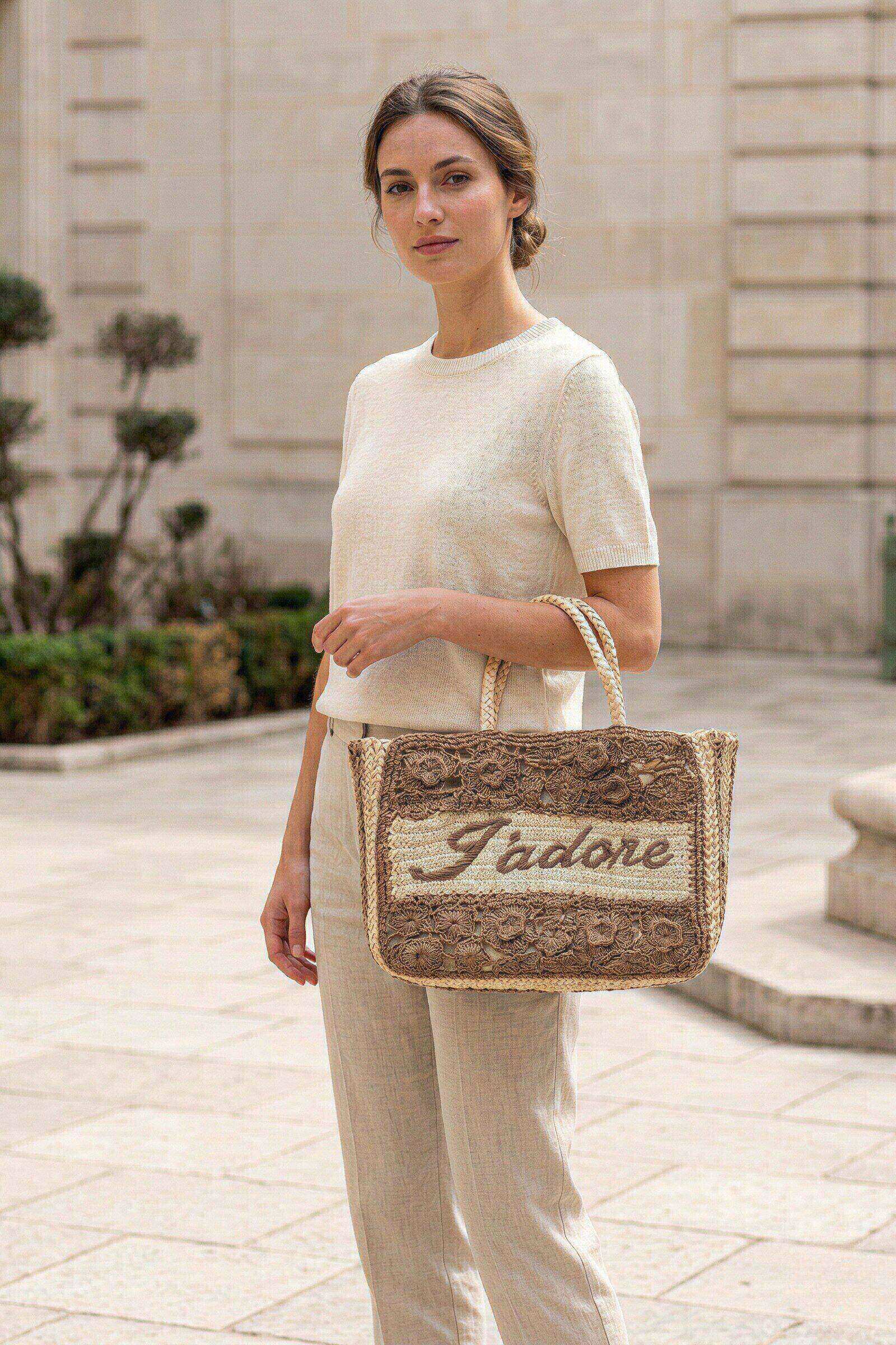 Mayorista ASTRA Maroquinerie - Bolso tote de yute natural