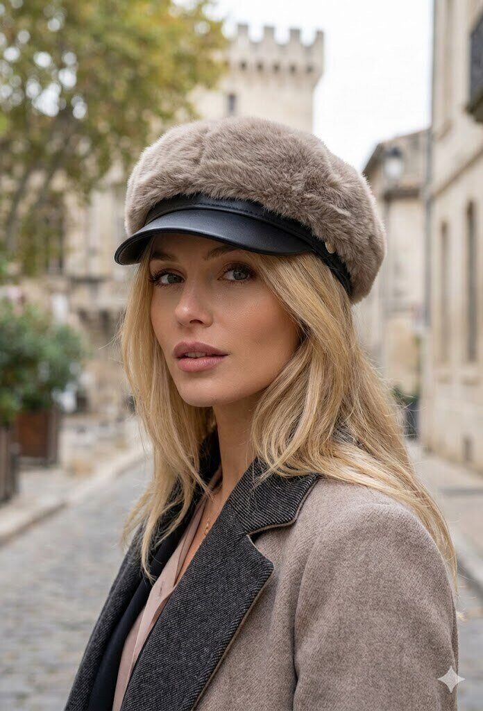 Grossiste ASTRA Maroquinerie - Casquette Chic en Fourrure