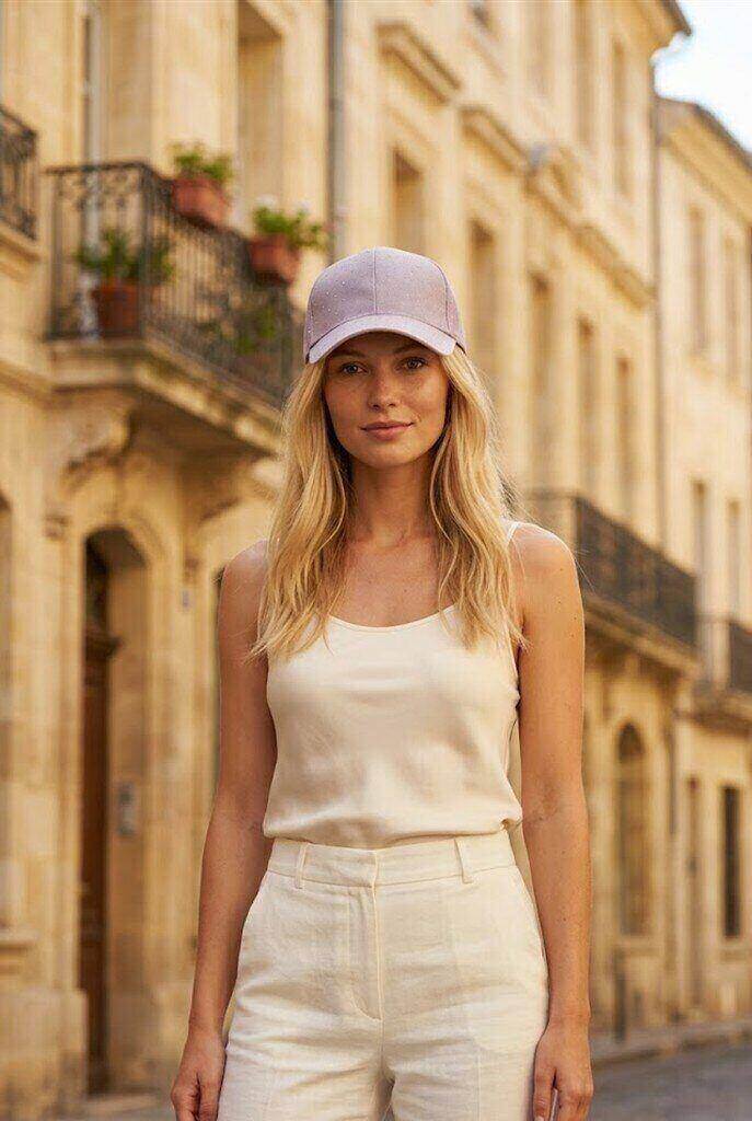 Wholesaler ASTRA Maroquinerie - Chic Polka Dot Cap