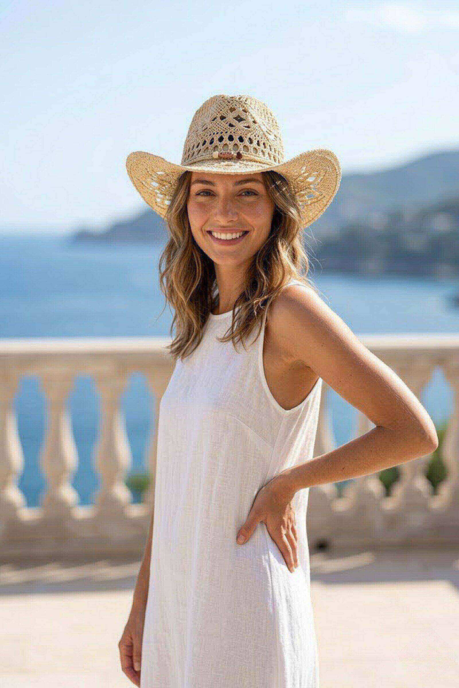 Grossista ASTRA Maroquinerie - Cappello Fedora Intrecciato Donna