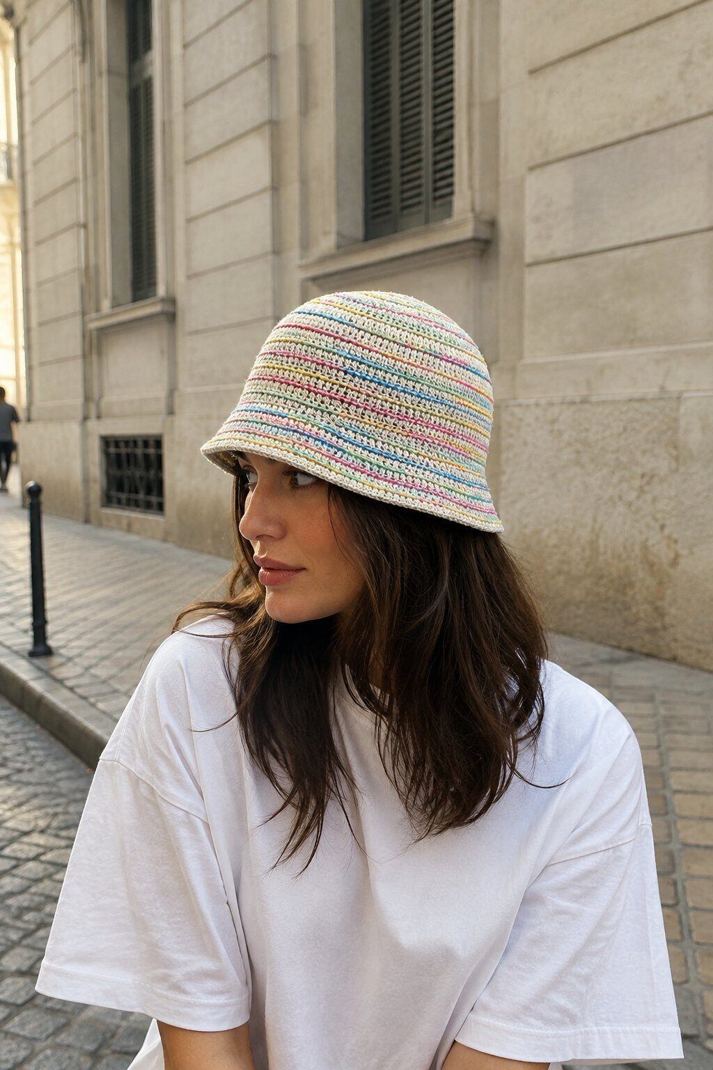 Grossiste ASTRA Maroquinerie - Chapeau bucket en crochet