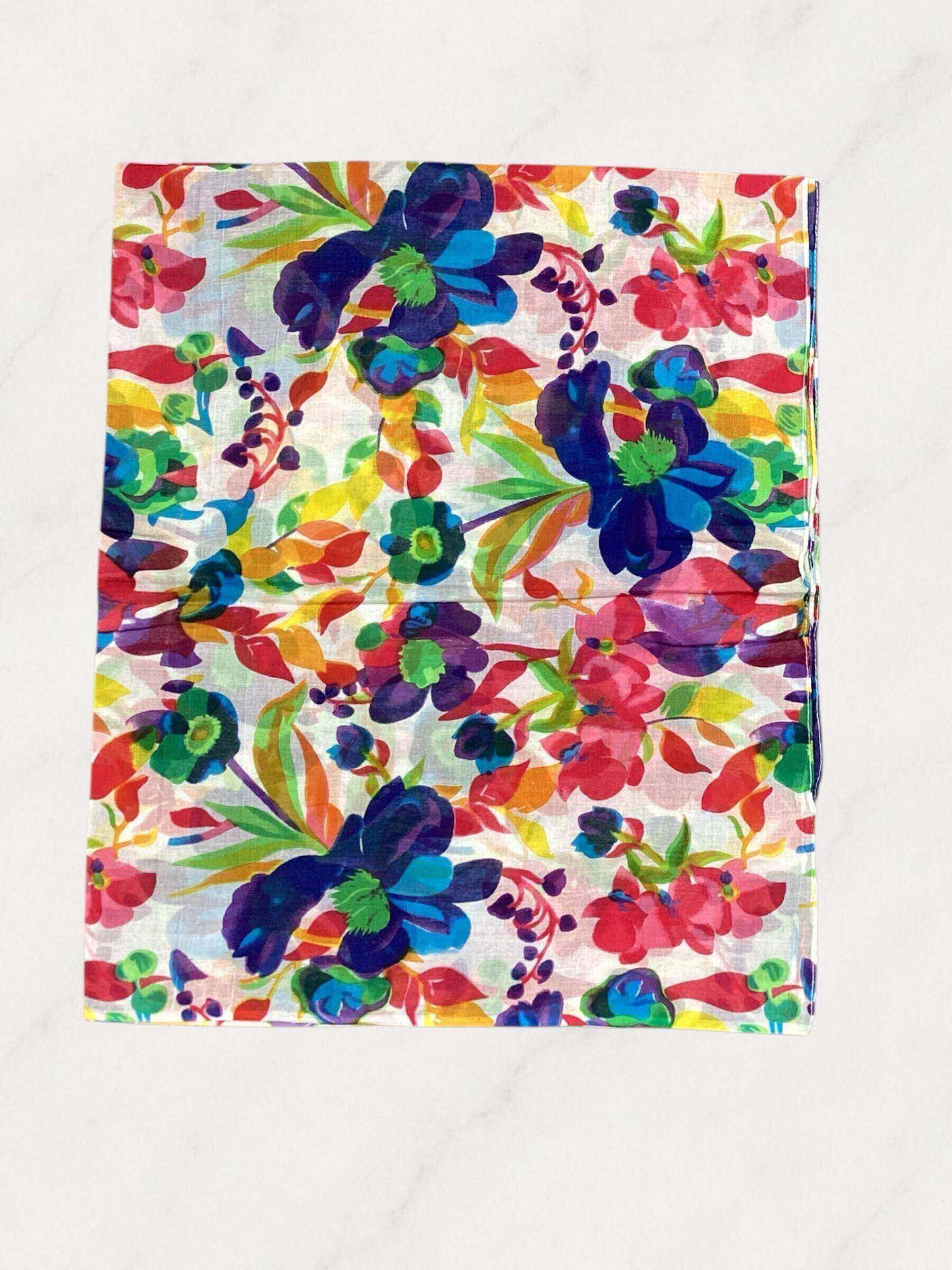 Wholesaler ASTRA Maroquinerie - Floral 100% Cotton Scarf