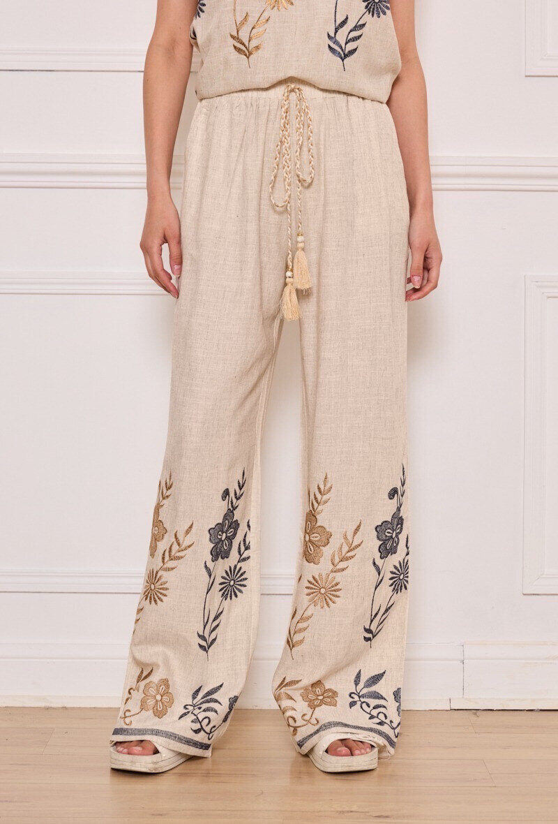 Grossiste ASTRA Maroquinerie - Pantalon Femme Élastique à Motifs