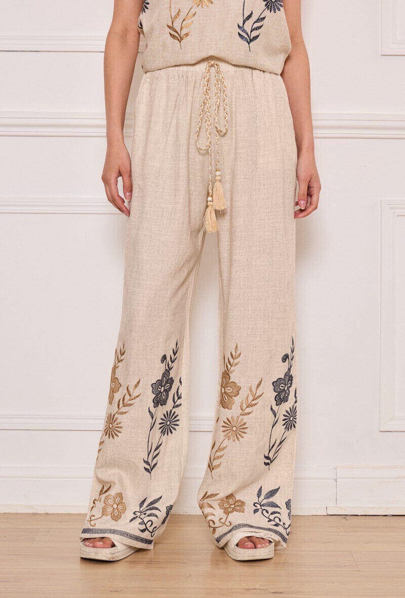 Grossiste ASTRA Maroquinerie - Pantalon Femme Élastique à Motifs