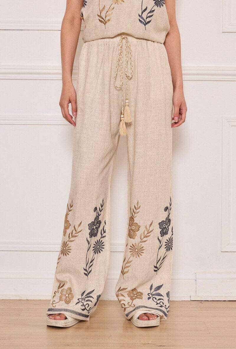 Grossiste ASTRA Maroquinerie - Pantalon Femme Élastique à Motifs
