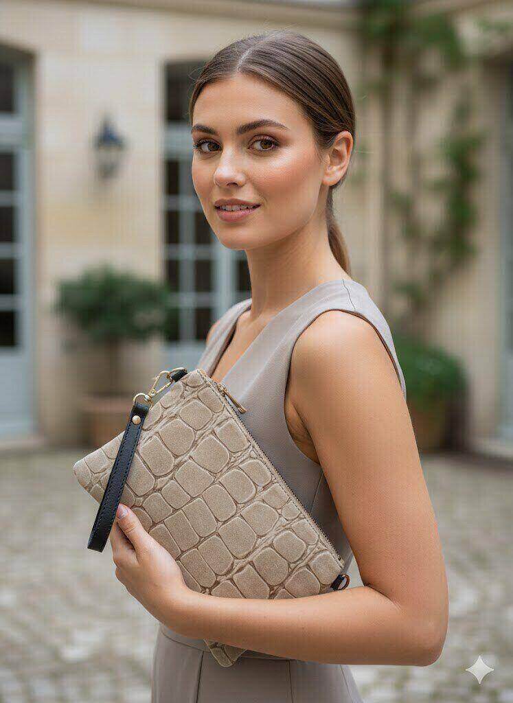 Wholesaler ASTRA Maroquinerie - Chic Clutch 17x26cm