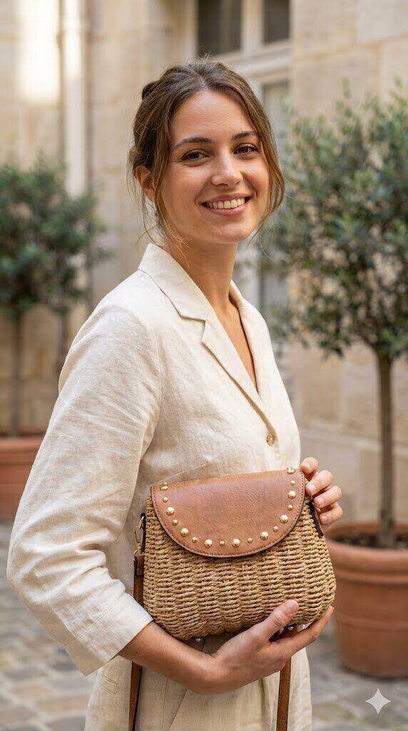 Mayorista ASTRA Maroquinerie - Elegante bolso tejido