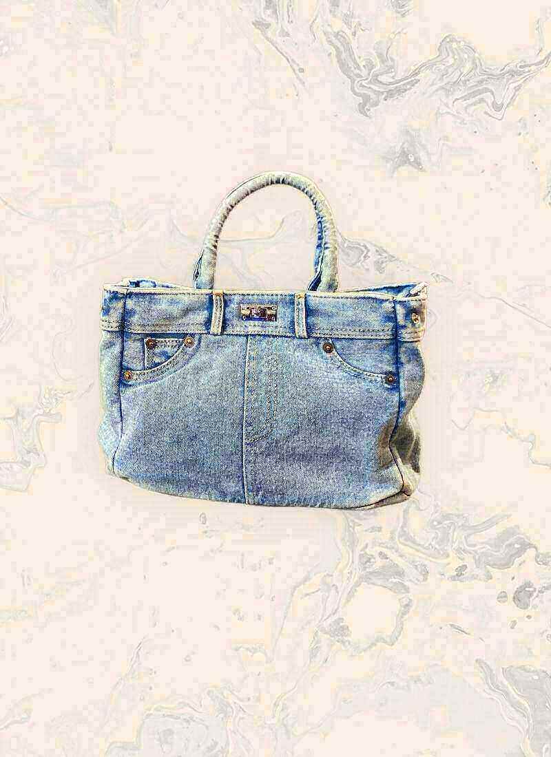 Großhändler ASTRA Maroquinerie - Moderne Jeans-Handtasche