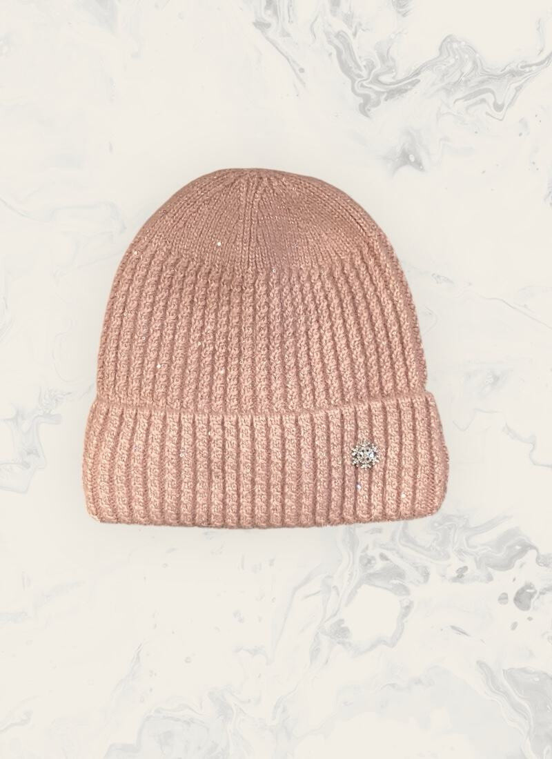 Wholesaler Astra - Ribbed hat with jewelry