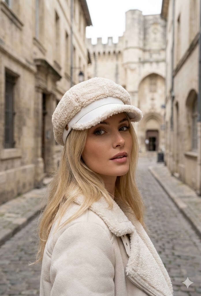 Wholesaler ASTRA Maroquinerie - Cap in soft fabric
