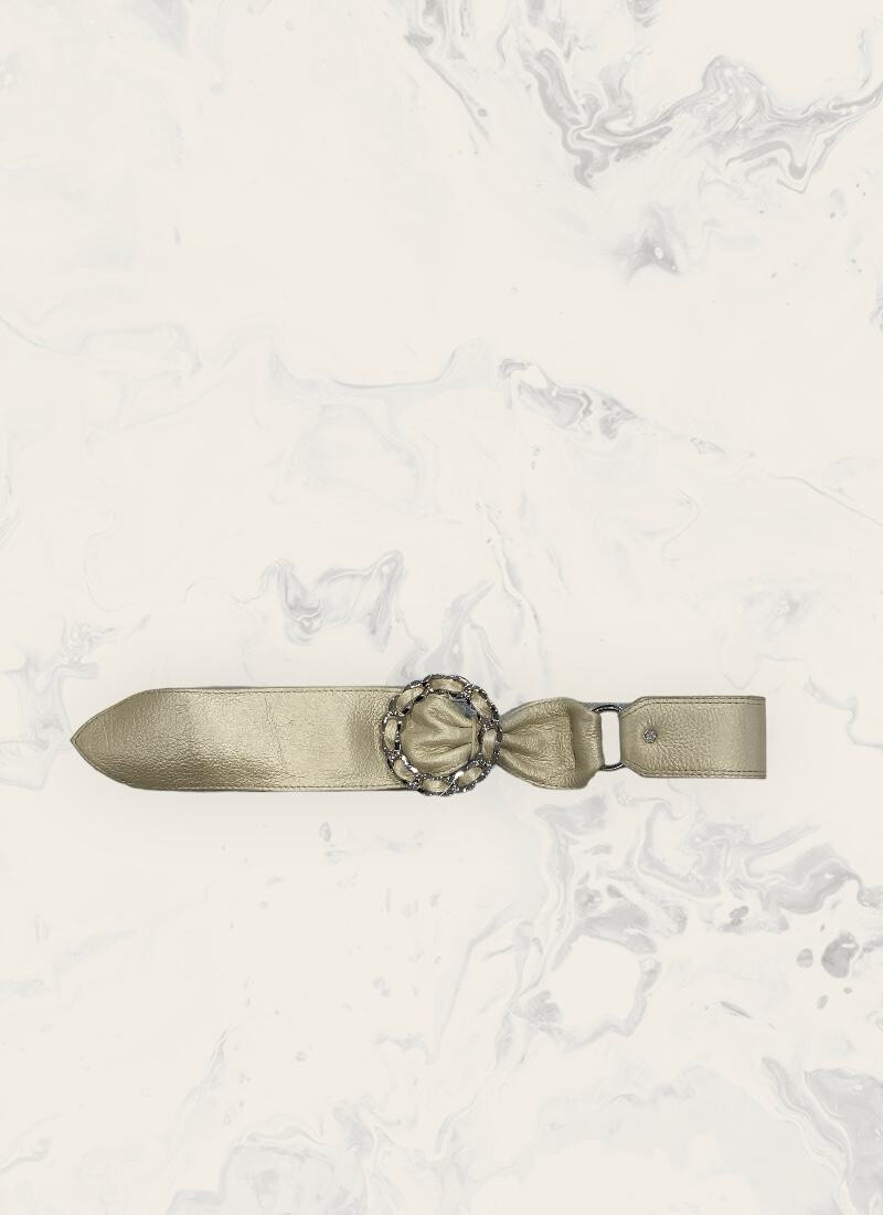 Grossista Astra - Cintura chic con anello a catena