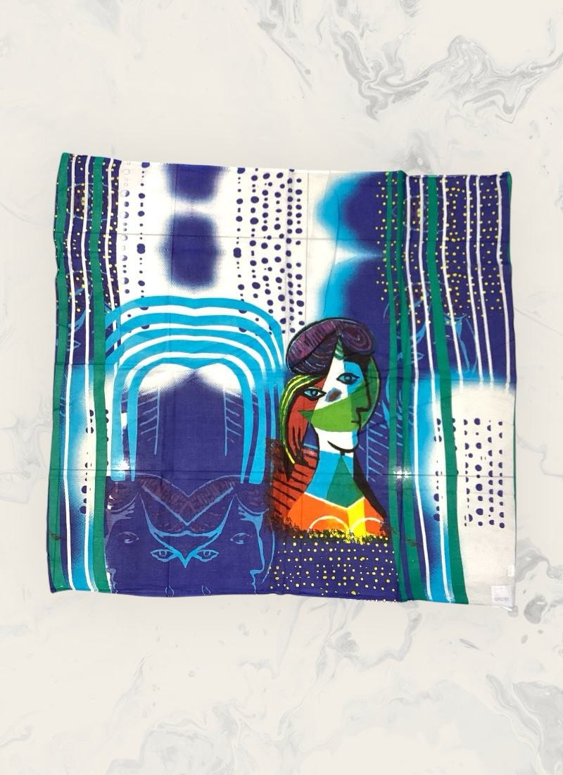 Wholesaler ASTRA Maroquinerie - Artistic scarf 120x120cm