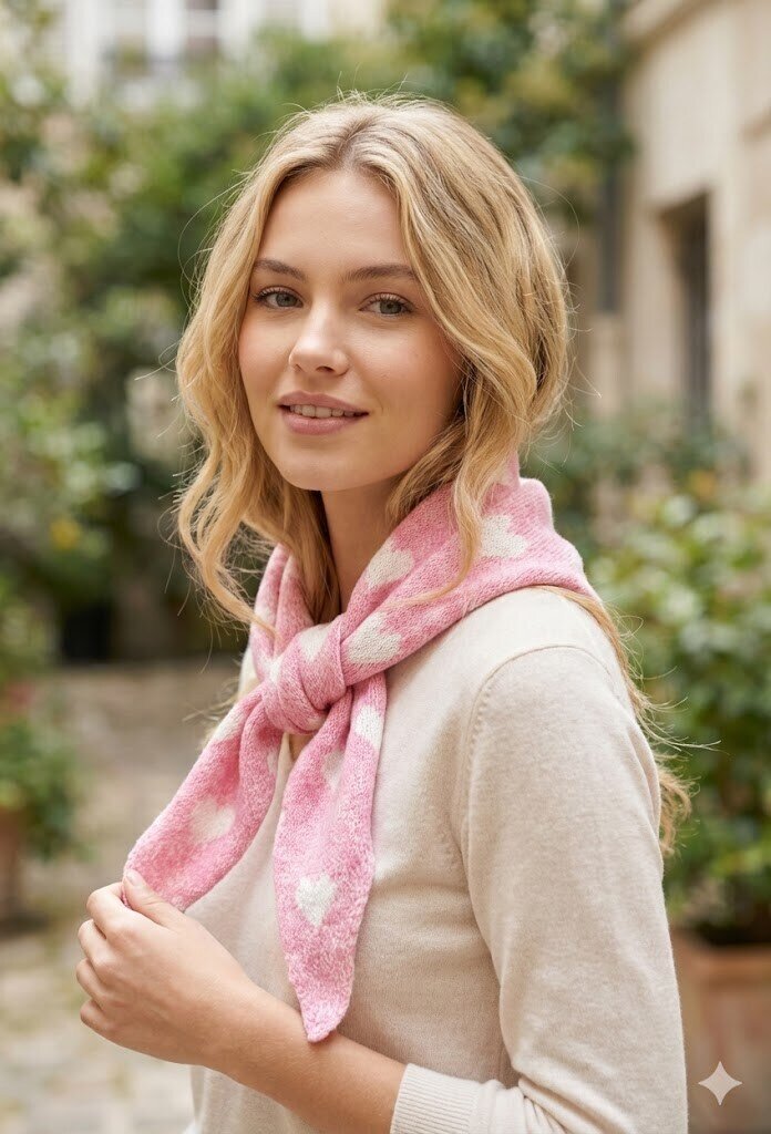 Wholesaler ASTRA Maroquinerie - Trendy patterned scarf
