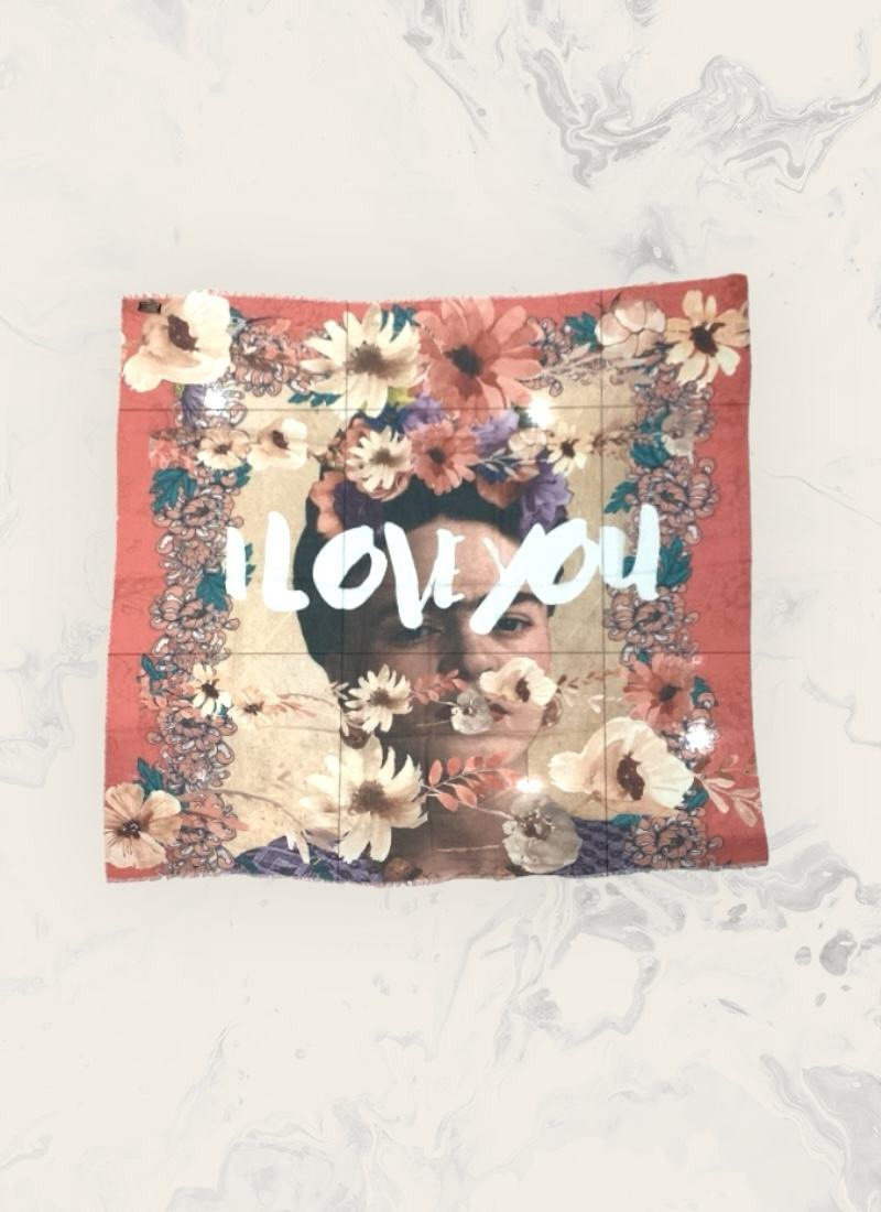 Wholesaler ASTRA Maroquinerie - Chic Floral Scarf