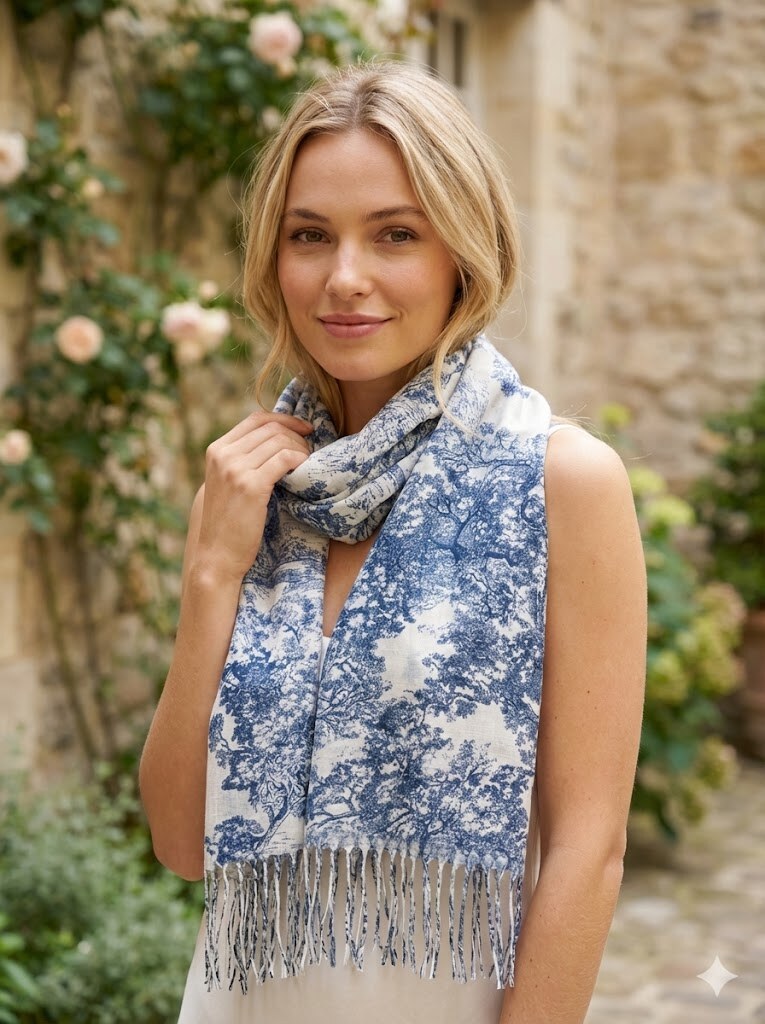 Wholesaler ASTRA Maroquinerie - Chic women's scarf 180x70cm