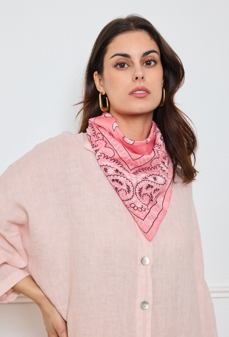 Wholesaler ASTRA Maroquinerie - 70x70 chic scarf
