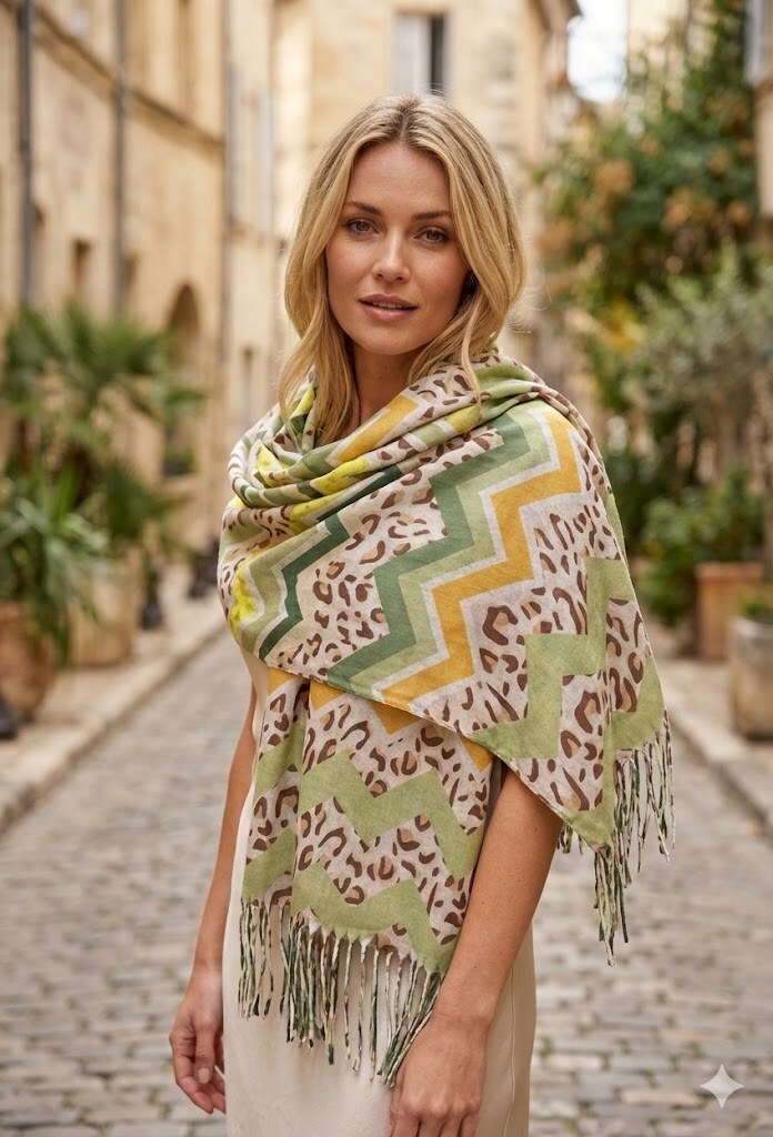Wholesaler ASTRA Maroquinerie - Trendy Scarf 70x180 cm