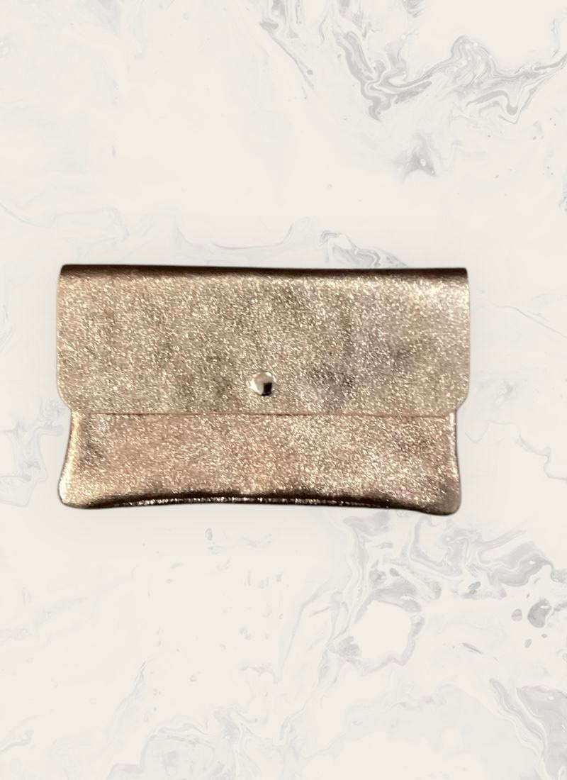 Wholesaler ASTRA Maroquinerie - Sequined clutch with thin shoulder strap
